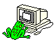 frog is working very very hard on this webpage